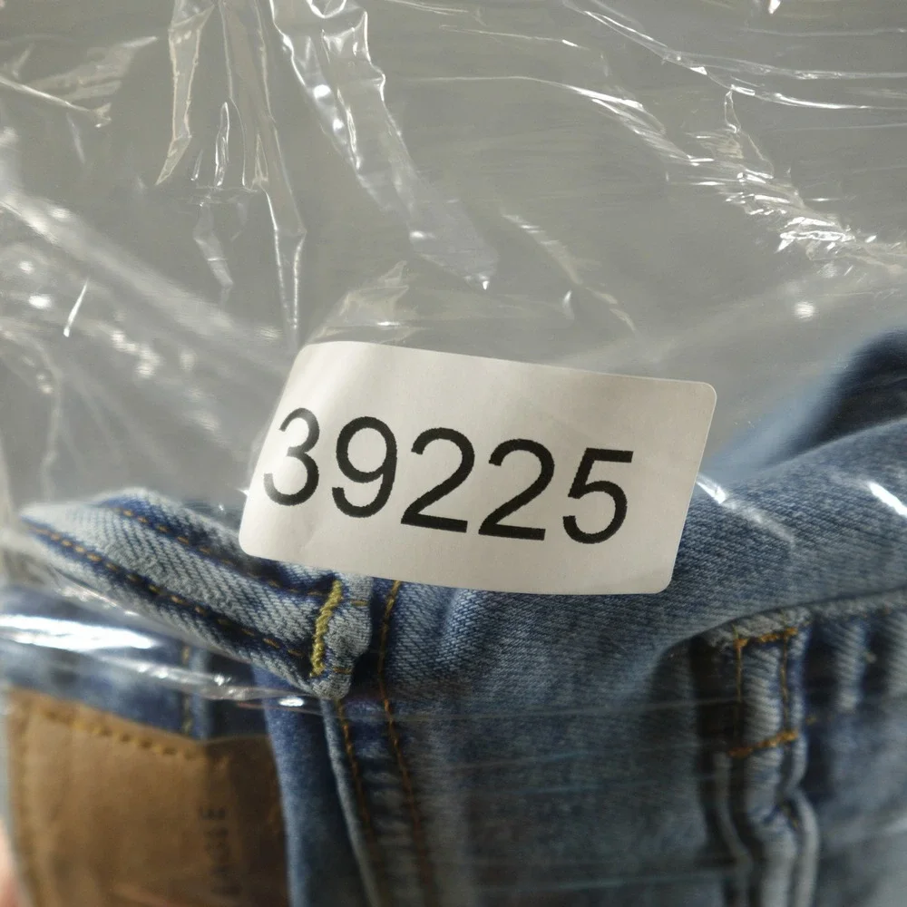 American Eagle Jeans Men 32x36 Blue Relaxed Straight Airflex+ Light Wash Stretch